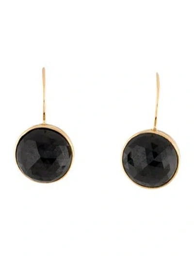 Pre-owned Earrings 18k Spinel Drop  In Multi
