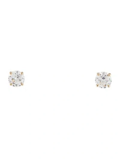 Pre-owned Earrings Blue Nile 14k 1.00ctw Lab-grown Diamond Stud  In Multi