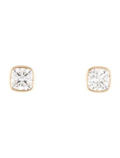 Pre-owned Earrings Carat Atelier 14k 3.03ctw Lab-grown Diamond Stud  In Multi
