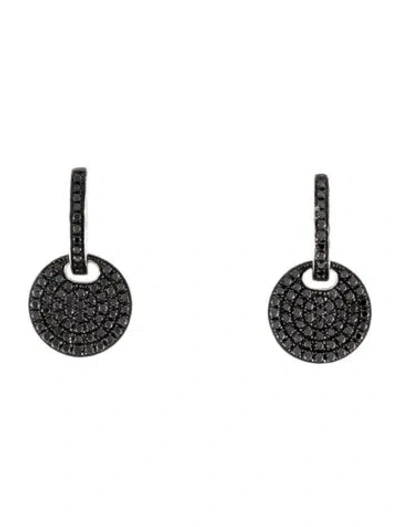 Pre-owned Earrings Diamond Pave Drop  In Multi