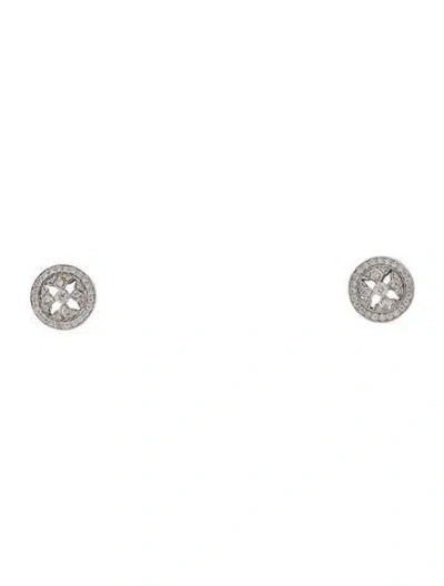 Pre-owned Earrings Mappin & Webb 18k Diamond Stud  In Multi