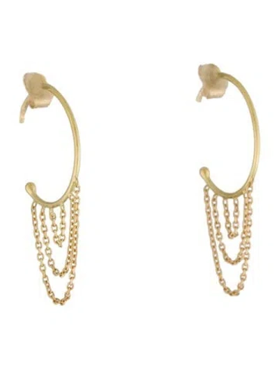 Pre-owned Earrings Sweet Pea 18k Nouveau Now Hoop  In Multi