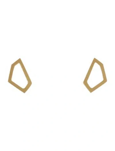 Pre-owned Earrings Sweet Pea 18k 'this Way & That Way' Geometric Stud  In Multi