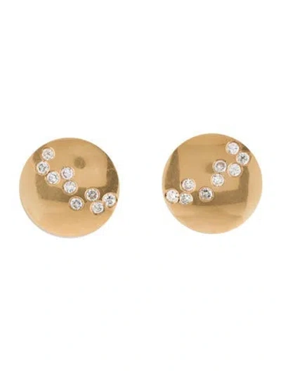 Pre-owned Earrings Thomas Michaels 14k 2.70ctw Diamond Earclips In Multi