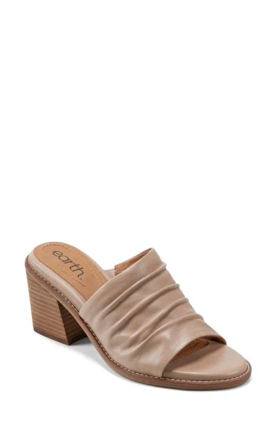 Earth Adara Slide Sandal In Light Natural