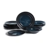 Earth & Clay Celeste 4-pc. Stoneware Dinnerware Set In Blue