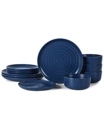 EARTH & CLAY EARTH & CLAY EARTH & CLAY ION 12-PIECE DINNERWARE SET STONEWARE