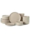 Earth & Clay Ion 24-piece Dinnerware Set Stoneware