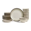 Earth & Clay Harlow 8-pc. Earthenware Dinnerware Set In Brown