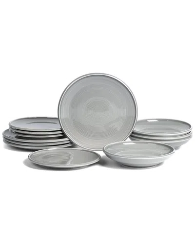 Earth & Clay Harmony 12pc Stoneware Dinnerware Set