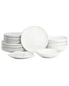 Earth & Clay Harmony 24pc Stoneware Dinnerware Set