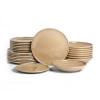 Earth & Clay Harmony 8-pc. Stoneware Dinnerware Set In Sand