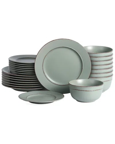 Earth & Clay Hazel 12pc Stoneware Dinnerware Set In Multi