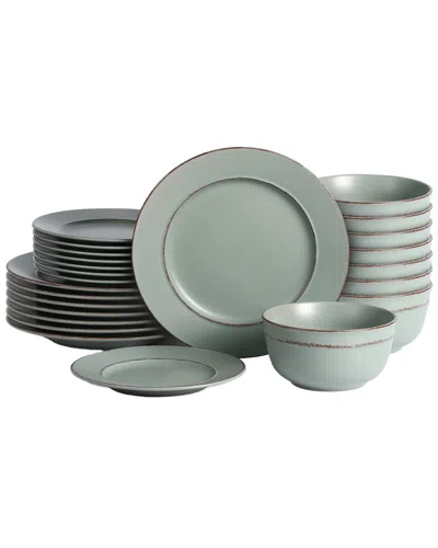 Earth & Clay Hazel 24pc Stoneware Dinnerware Set