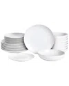 Earth & Clay Mia 24pc Stoneware Dinnerware Set
