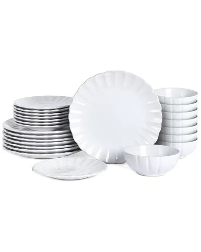 Earth & Clay Phoenix 24pc Stoneware Dinnerware Set