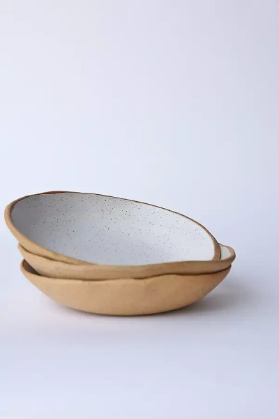 Earth And Element Earth + Element Ceramics Rustic Bowl In Gray