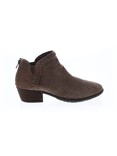 Pre-owned Earth Ankle Boots In Brown