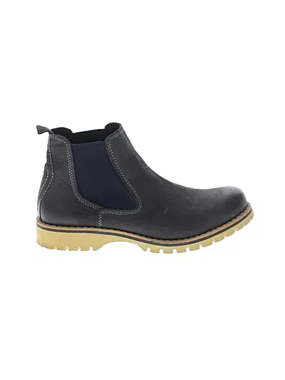 Pre-owned Earth Ankle Boots In Gray