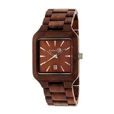 Earth Arapaho Red Dial Watch Ethew3603 In Brown