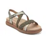 Earth Athena Sandal In Green