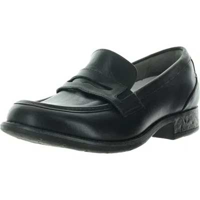 Earth Avani Barcelona Womens Suede Comfort Penny Loafers In Black