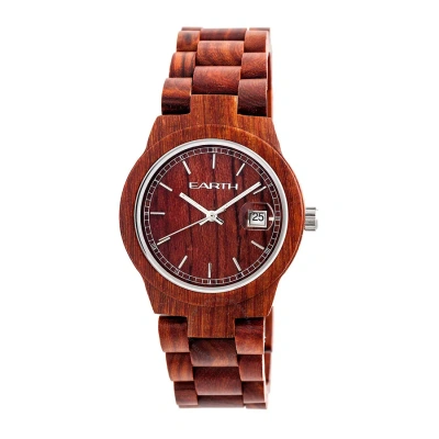 Earth Biscayne Red Dial Watch Ethew4203 In Gold