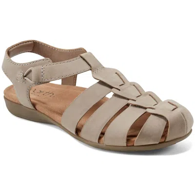 Earth Blake Womens Leather Slip On Slingback Sandals In Multi