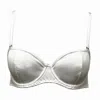 Earth Body Women's Annisett Ribbed Bra In Wavy White In White
