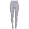 Earth Body Women's Barre Ballectic Rhythmic Ribbed Sculpt-body Legging In Grey In Grey