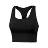 EARTH BODY WOMEN'S BLACK CIRCUIT RACERBACK MIND-BODY SPORTS TANK BRA