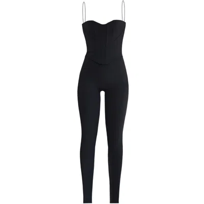 Earth Body Women's Black Isles Body Physics One-piece Earth-body Corset Bodysuit
