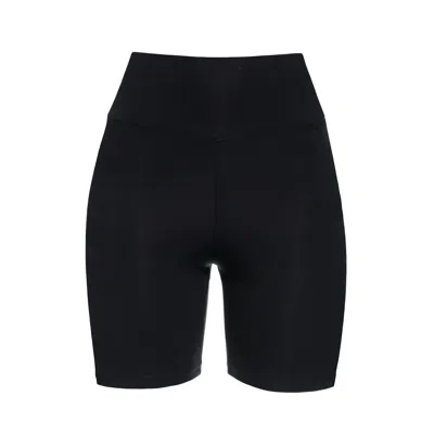 Earth Body Women's Black Shape High-waisted Earth-body Mid-length Biker Shorts