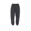 Earth Body Women's Grey Coral Capri Lounge Natural-body Pant With Pockets In Carbon In Grey
