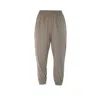 Earth Body Women's Neutrals Coral Capri Lounge Natural-body Pant With Pockets In Alo In Orange