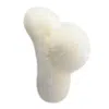 Earth Body Women's Neutrals Mar Fun Fur Hair Fastener In Vanilla In Yellow