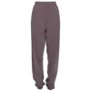 Earth Body Women's Pink / Purple Club Cotton Oversized Fleece Shear-body Jogger In Henna In Pink/purple