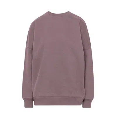 Earth Body Women's Pink / Purple Pemi Oversized Fleece Shear-body Pullover With Pockets In Henna In Pink/purple