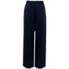 Earth Body Women's Ravena Relax & Wide Cotton Cashmere Jogger  Pant In Blueness In Blue