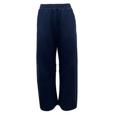 Earth Body Women's Stavs Ankle Length Curve Barrel Sweatpants In Blue