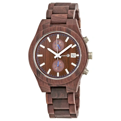 Earth Castillo Chronograph Red Dial Watch Ethew5103 In Brown