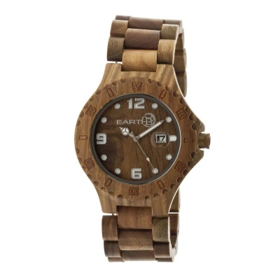 Earth Eco-friendly Olive Wood Raywood Watch Ew1704 In Gold
