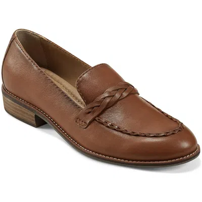 Earth Edie Womens Braided Man Made Loafers