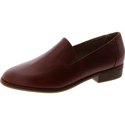 Earth Edna Womens Leather Slip On Loafers In Multi
