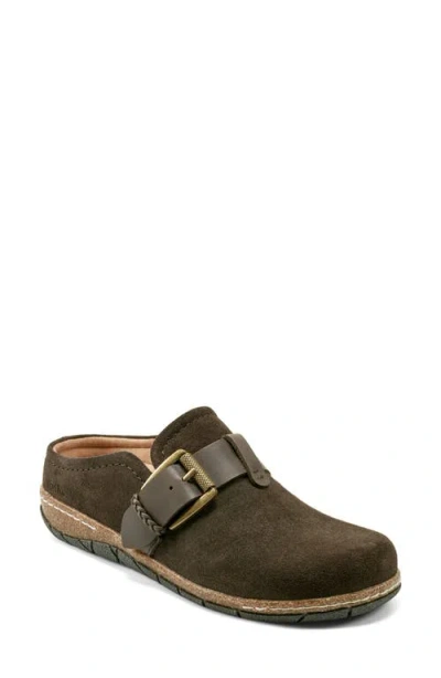 Earth Women's Eras Lightweight Slip-on Clogs In Dark Brown Suede