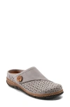 Earth Women's Erinn Cutout Slip-on Clogs In Light Grey