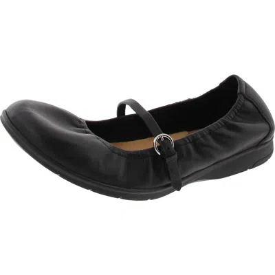 Earth Etkorvino Womens Buckle Leather Ballet Flats