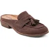Earth ® Everett Tassle Mule In Dark Brown