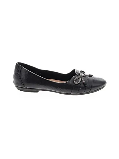 Pre-owned Earth Flats In Black