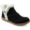 Earth Women's Fleet Cold Weather Lace-up Casual Booties In Black